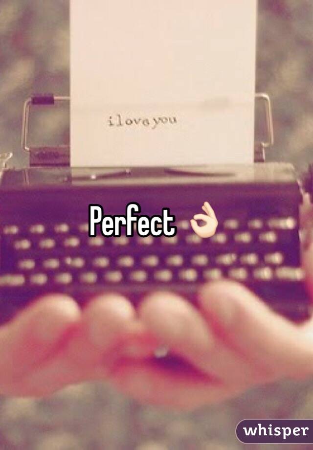 Perfect 👌🏻