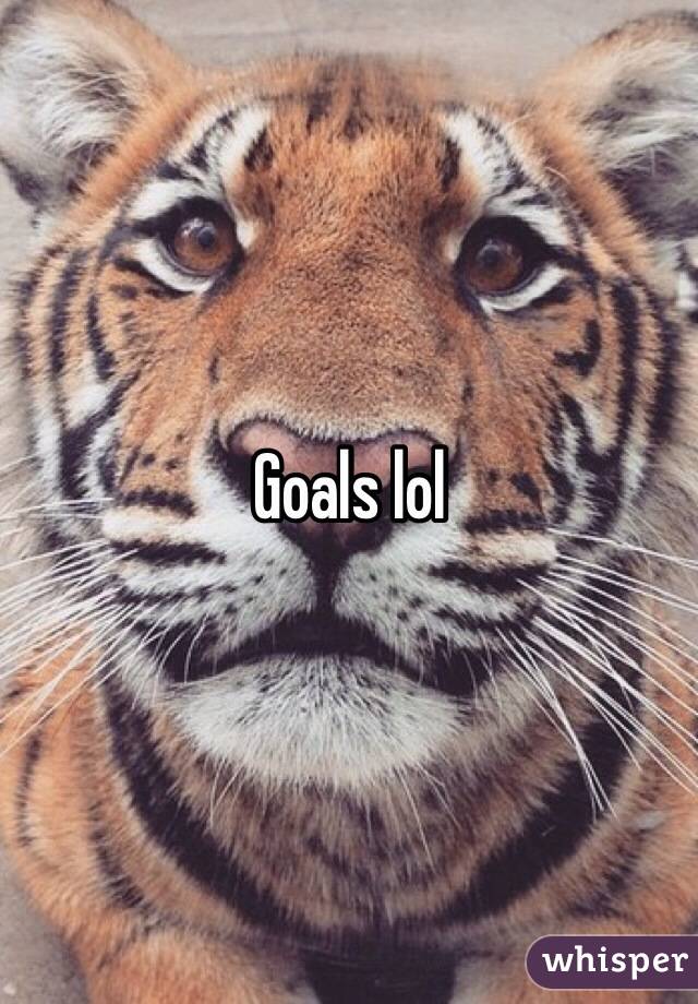 Goals lol