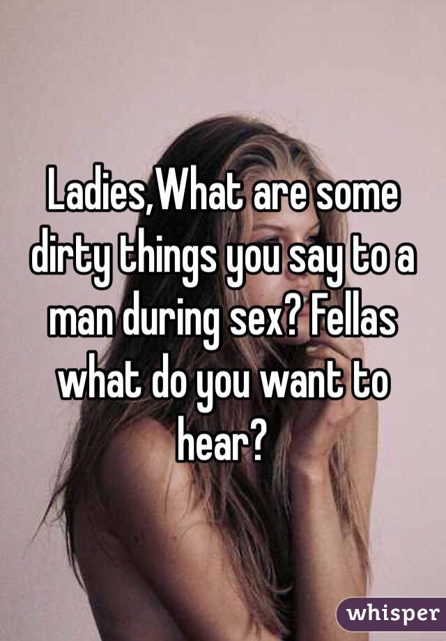 sexy things to say during sex