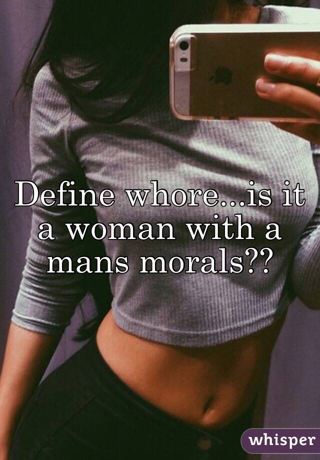 Define Whore
