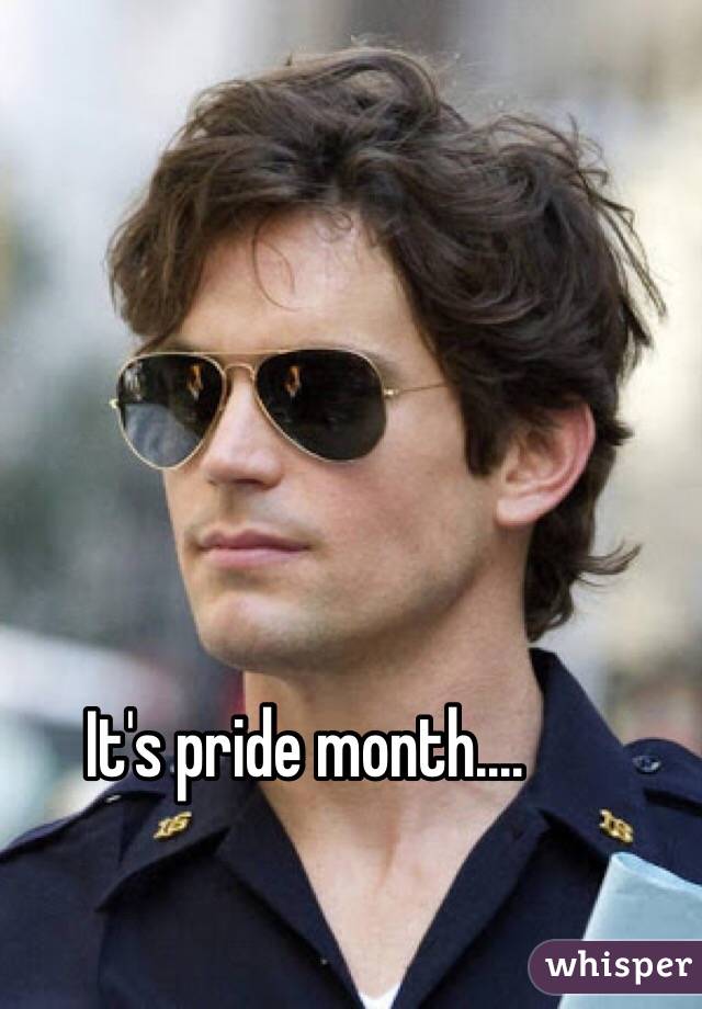 It's pride month....