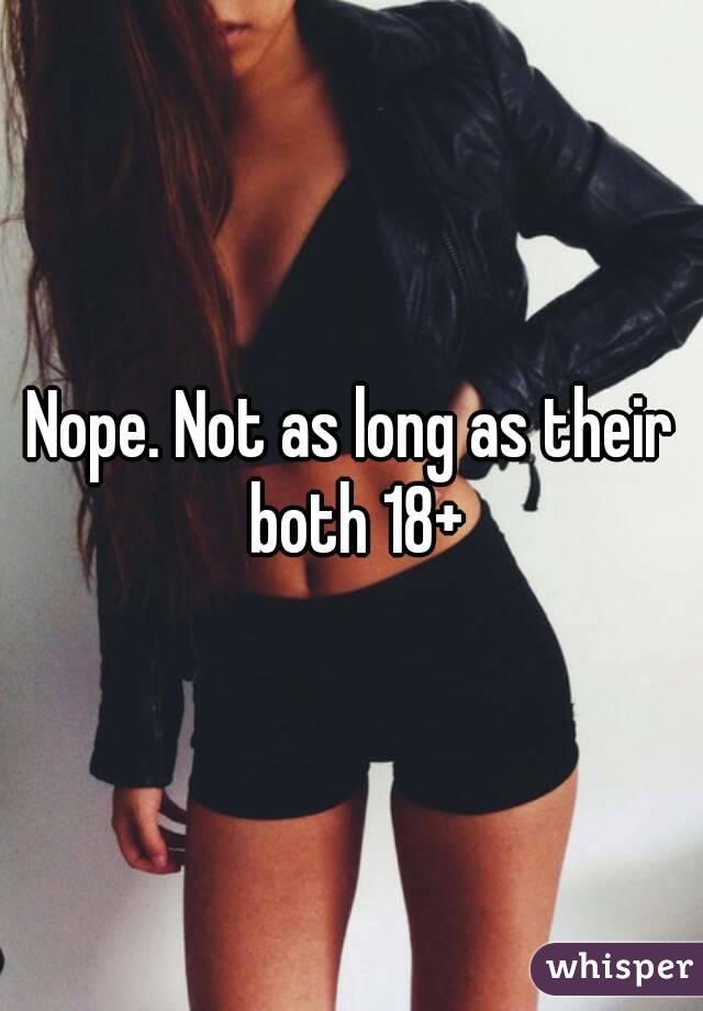 Nope. Not as long as their both 18+