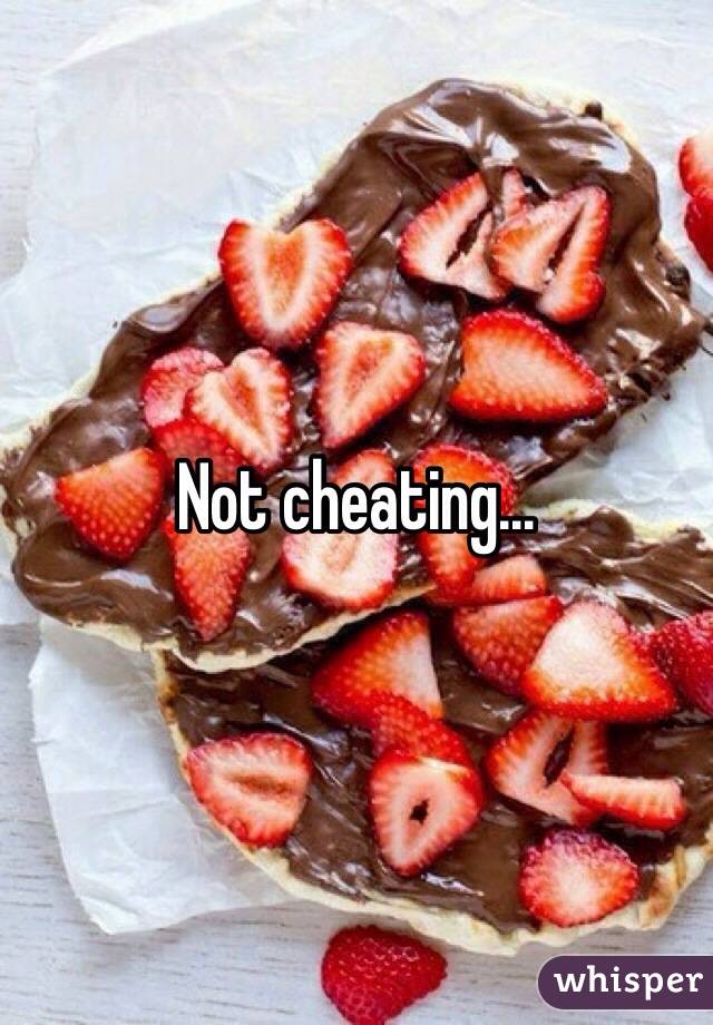 Not cheating...