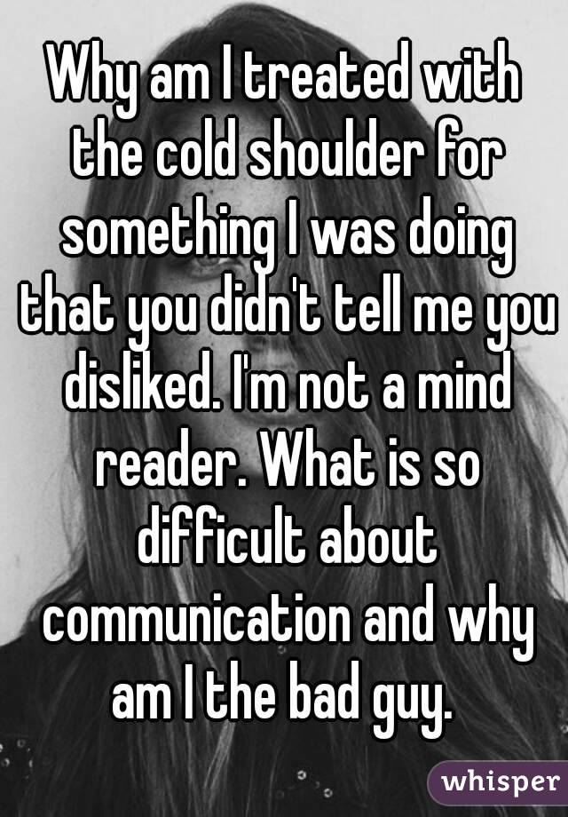 Cold Shoulder Quotes