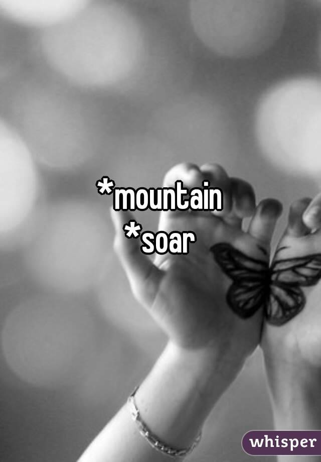 *mountain
*soar
