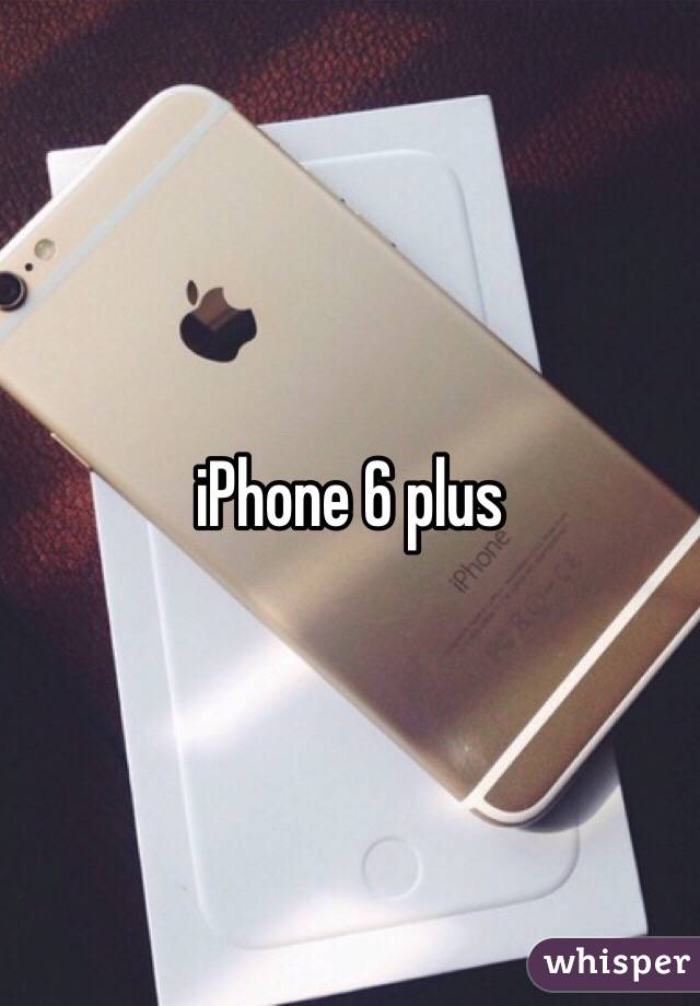 iPhone 6 plus