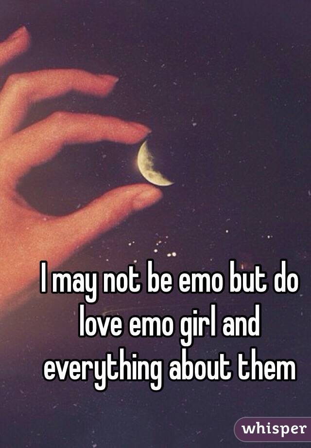 I may not be emo but do love emo girl and everything about them 