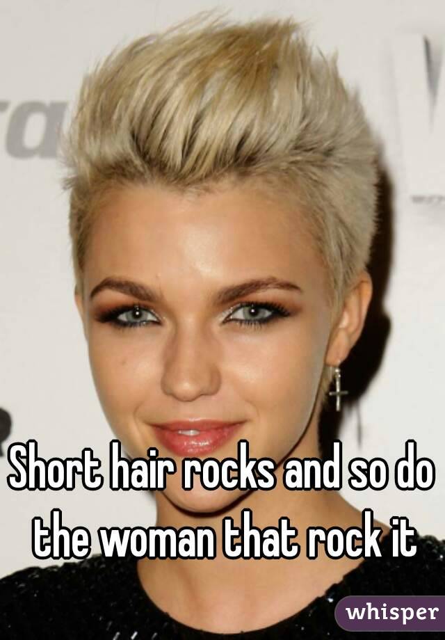 Short hair rocks and so do the woman that rock it