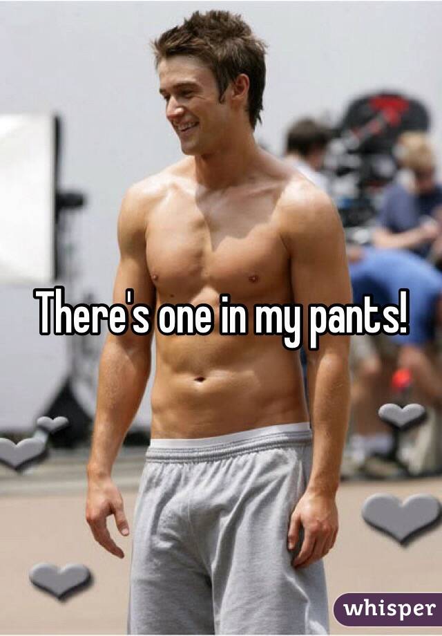 There's one in my pants! 