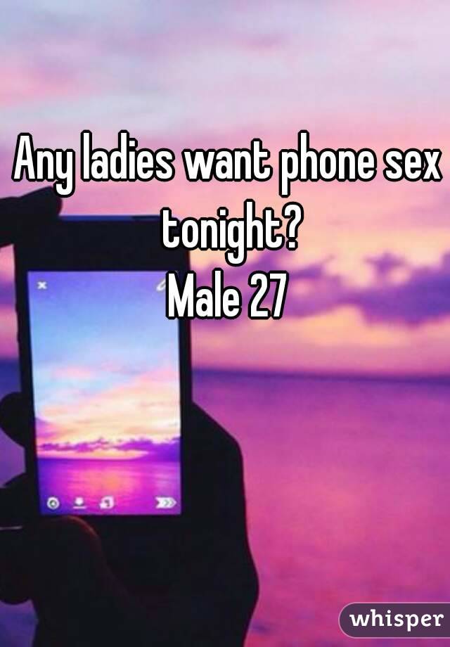 Any ladies want phone sex tonight?
Male 27