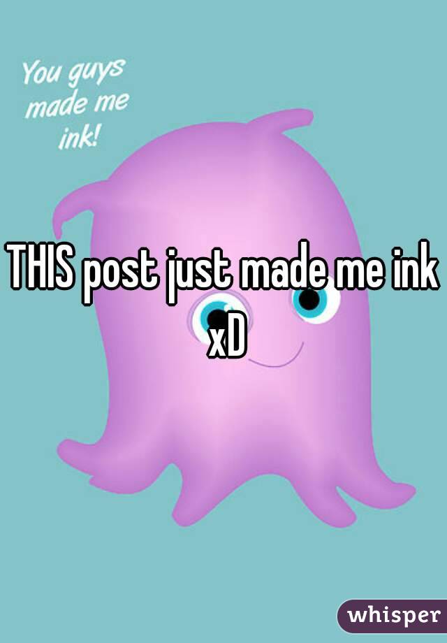 THIS post just made me ink xD