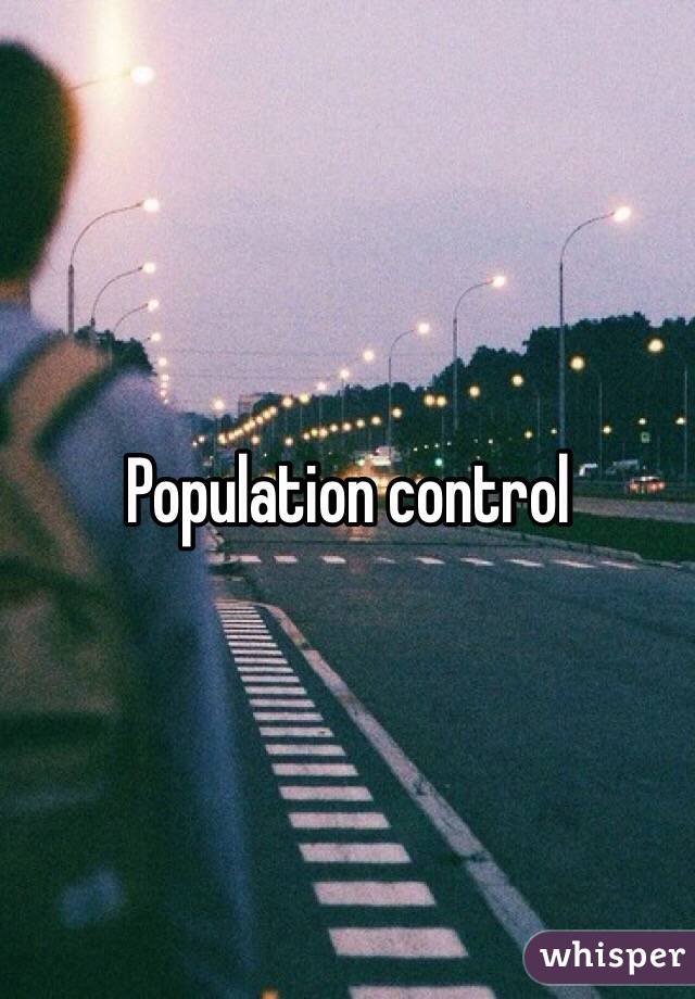 Population control 