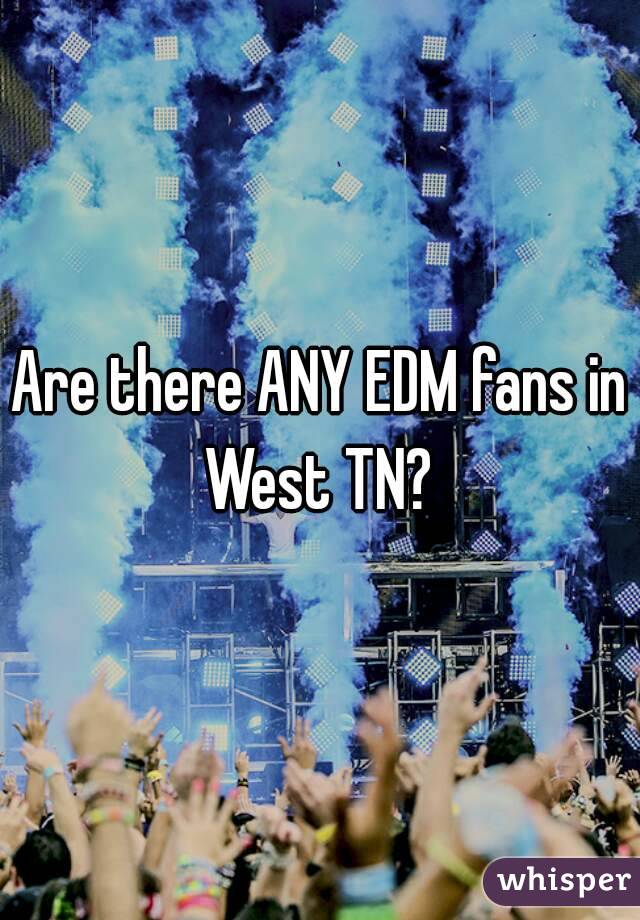 Are there ANY EDM fans in West TN? 