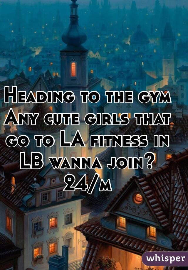 Heading to the gym
Any cute girls that go to LA fitness in LB wanna join?
24/m