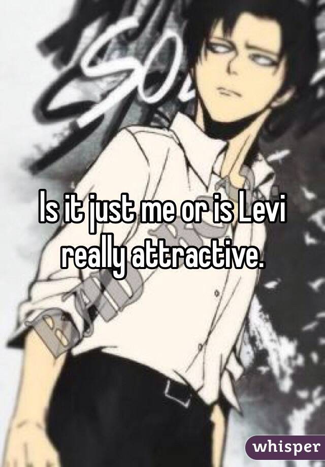 Is it just me or is Levi really attractive. 