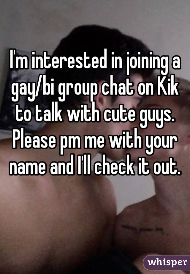 Gay kik chat