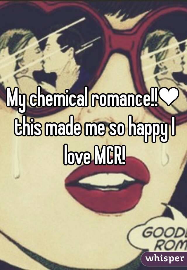 My chemical romance!!❤ this made me so happy I love MCR!