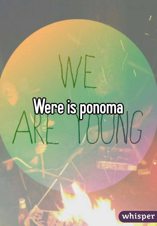 Were is ponoma