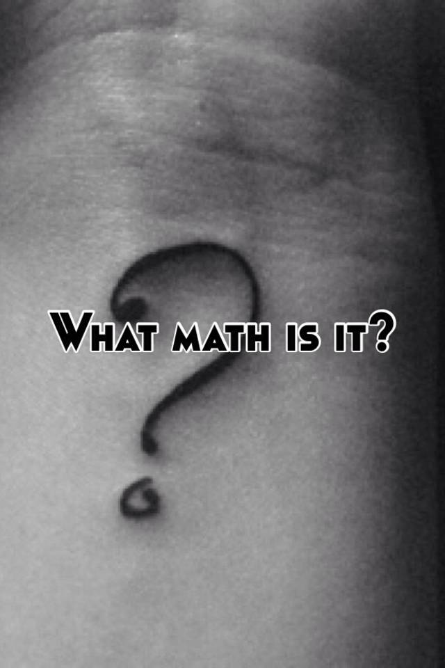 what-math-is-it