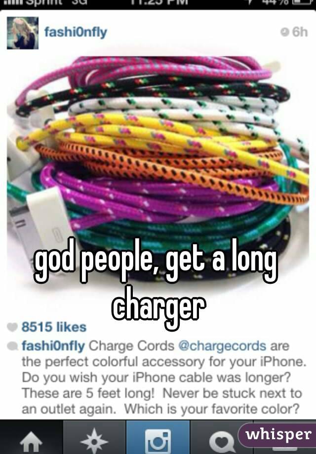 god people, get a long charger