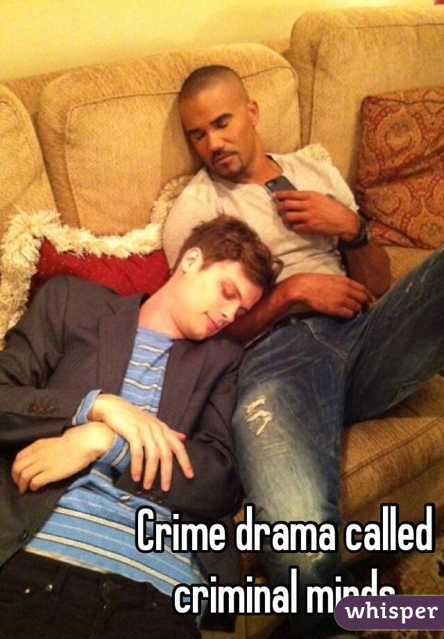 Crime drama called criminal minds 