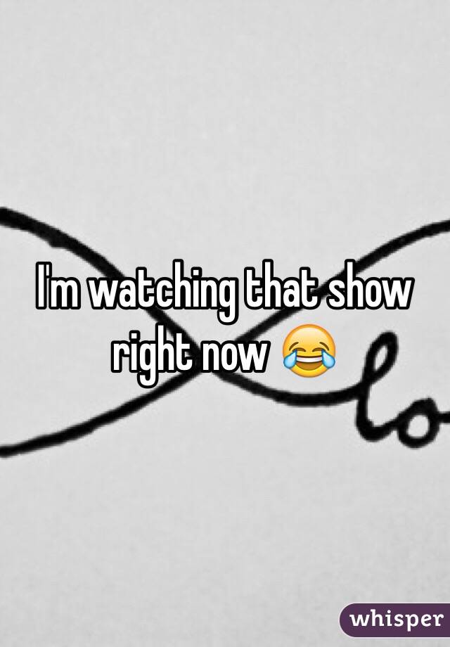 I'm watching that show right now 😂