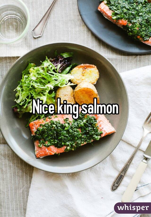 Nice king salmon