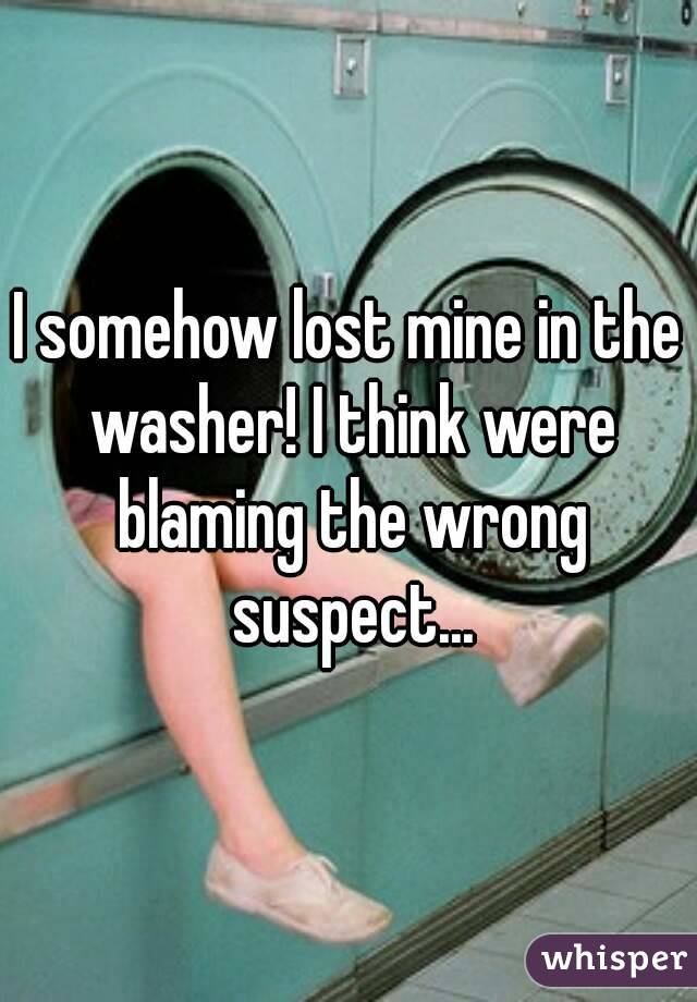 I somehow lost mine in the washer! I think were blaming the wrong suspect...