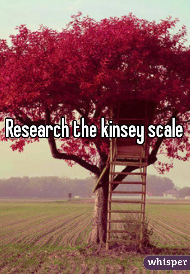 Research the kinsey scale