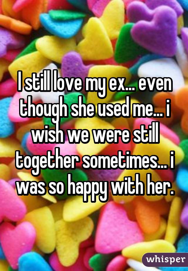 im still in love with my ex
