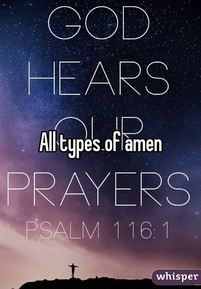 All types of amen 