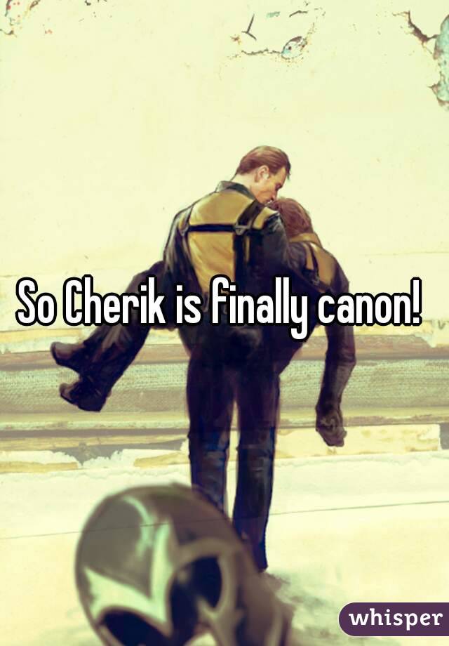 So Cherik is finally canon! 