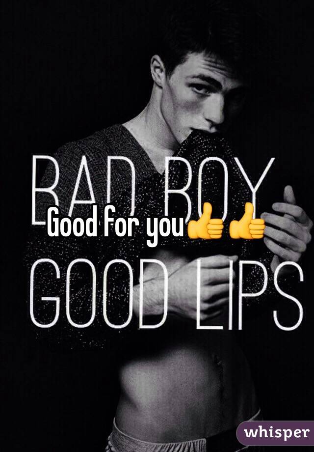 Good for you👍👍