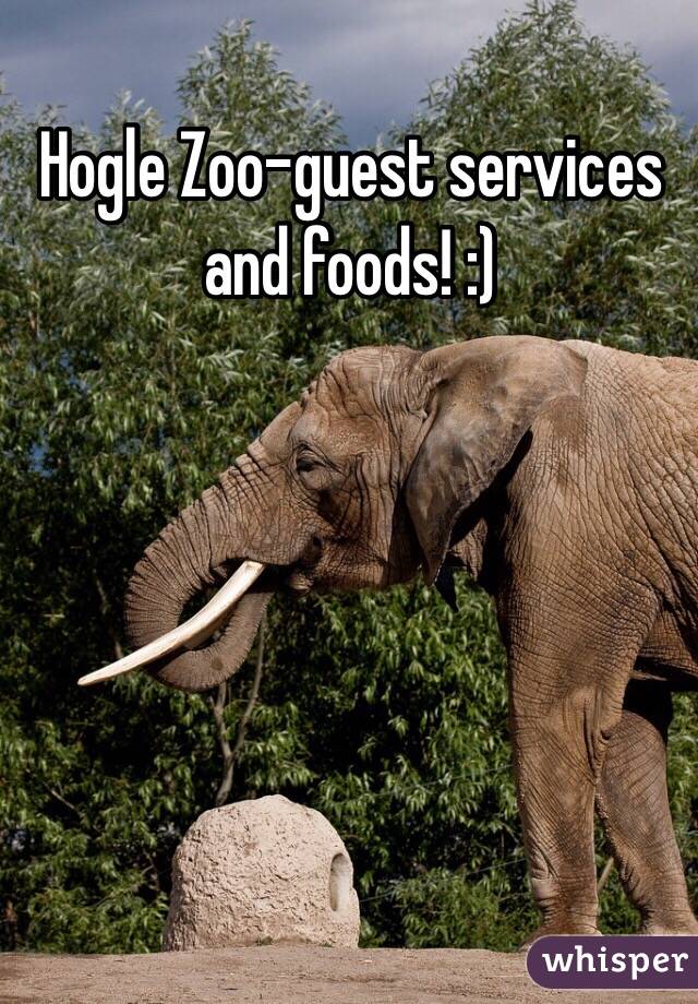 Hogle Zoo-guest services and foods! :)