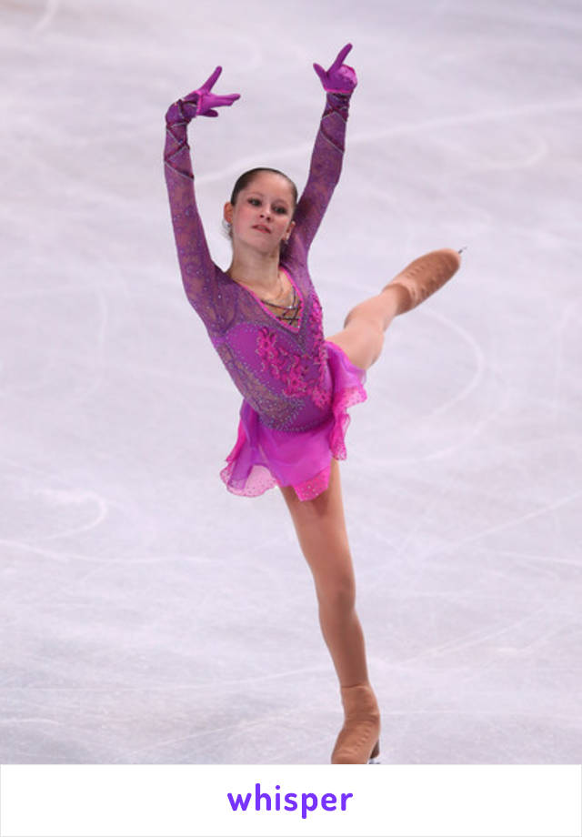 I'm a figure skater……
It stresses me out and sometimes I have panic attacks for no reason at night. But I love the sport.