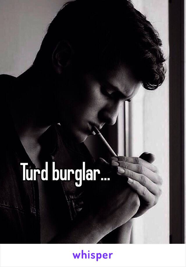 Turd burglar...