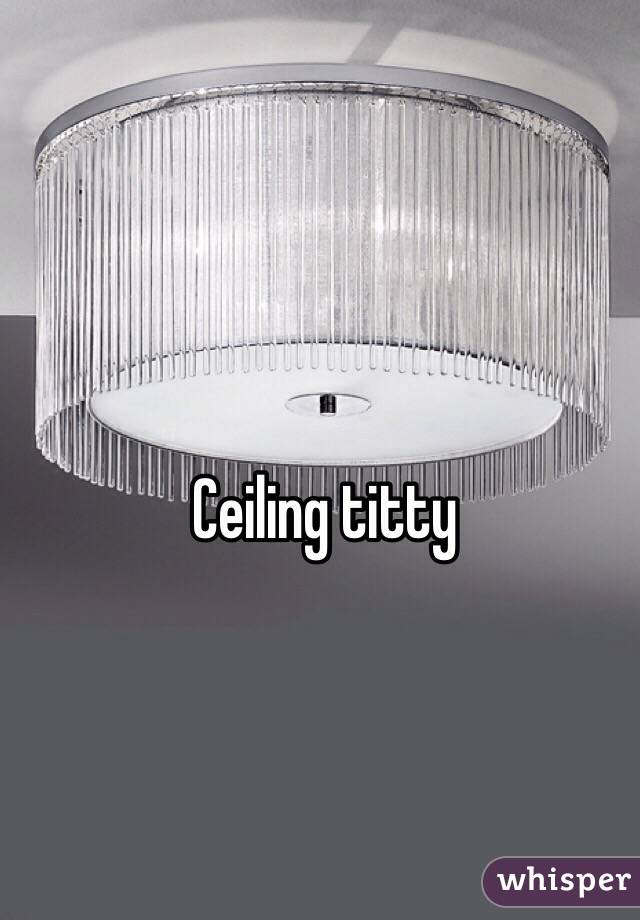 Ceiling titty