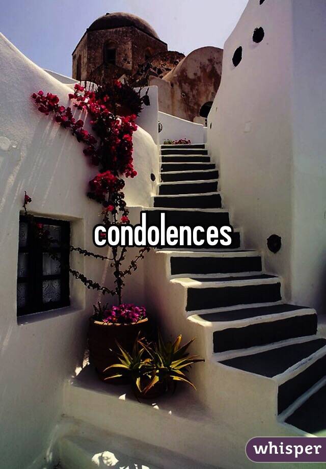 condolences