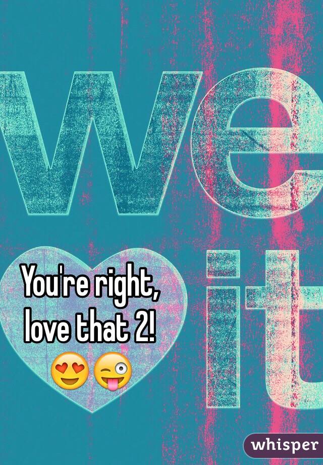 You're right,
love that 2!
😍😜