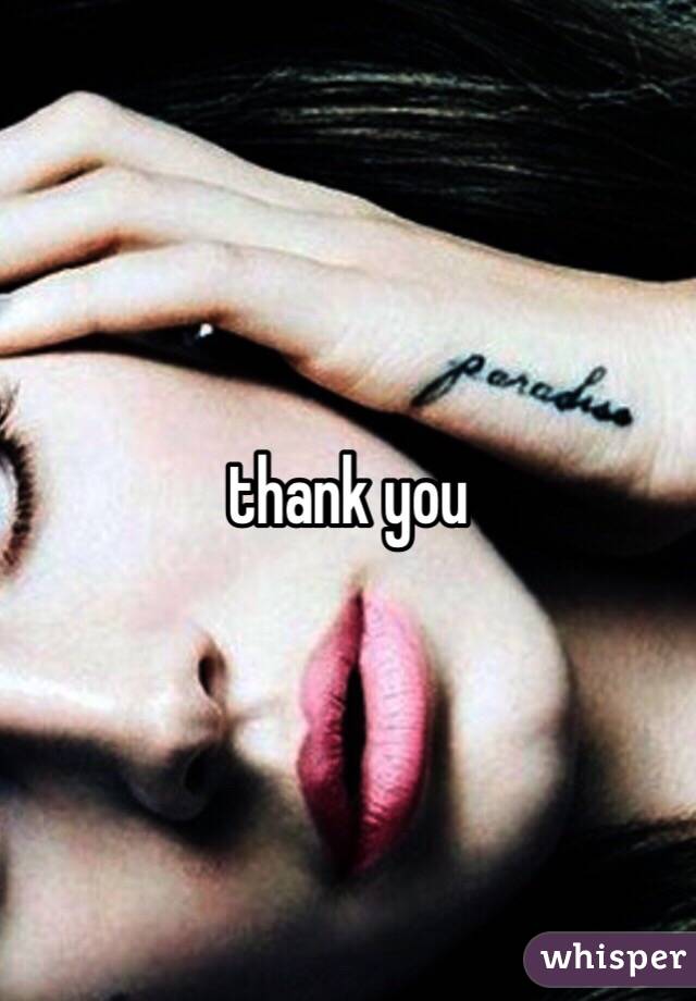 thank you 