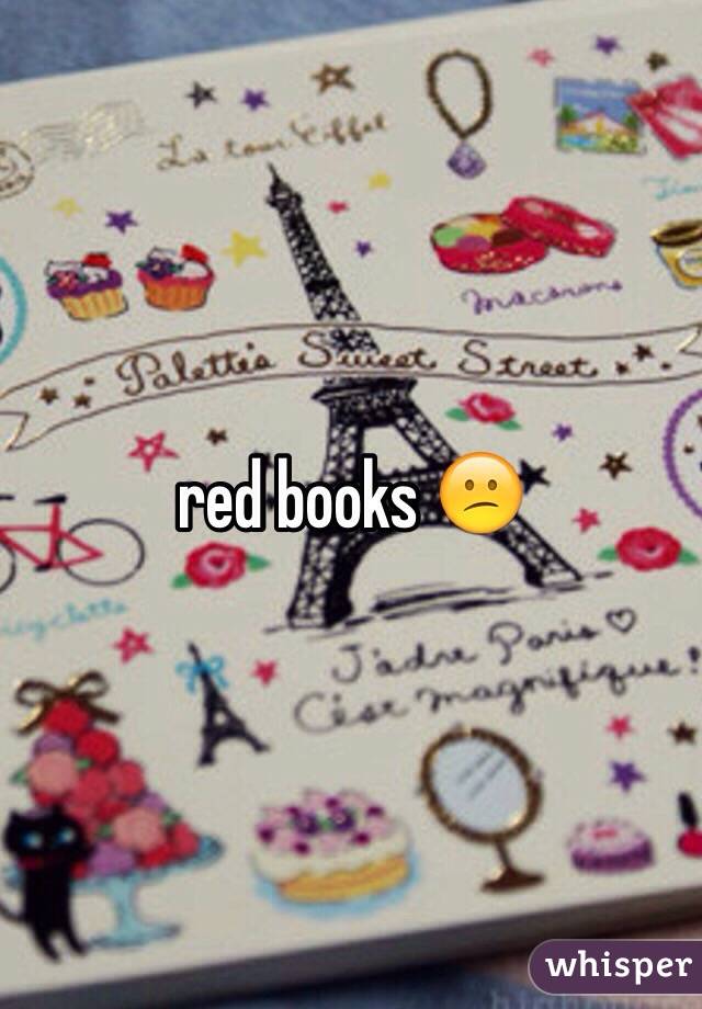 red books 😕