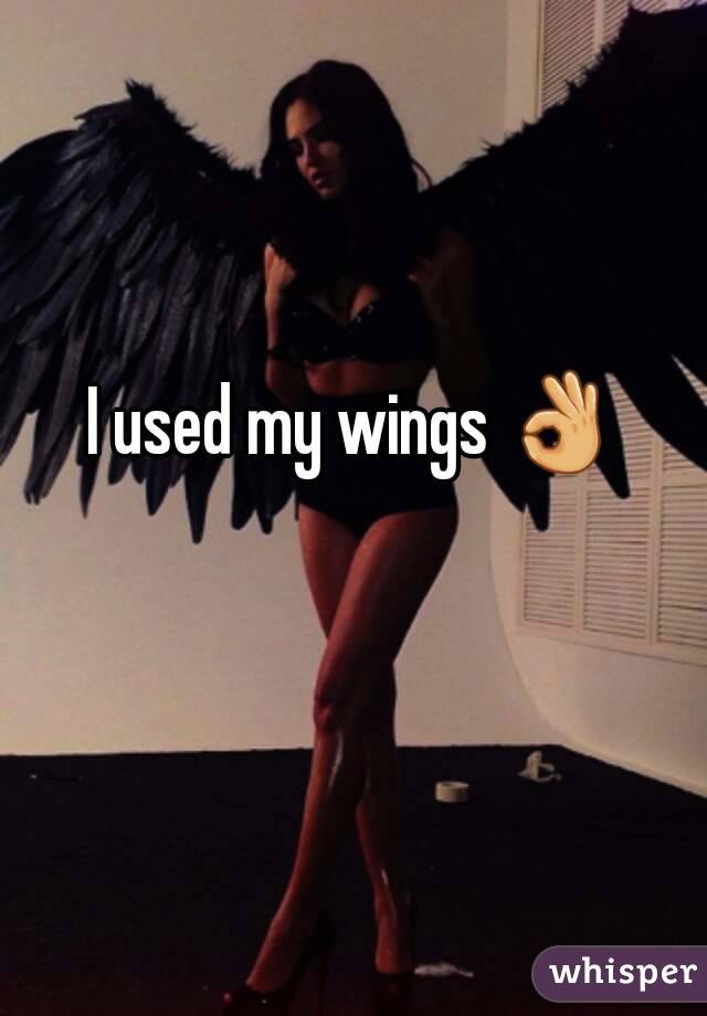 I used my wings 👌 