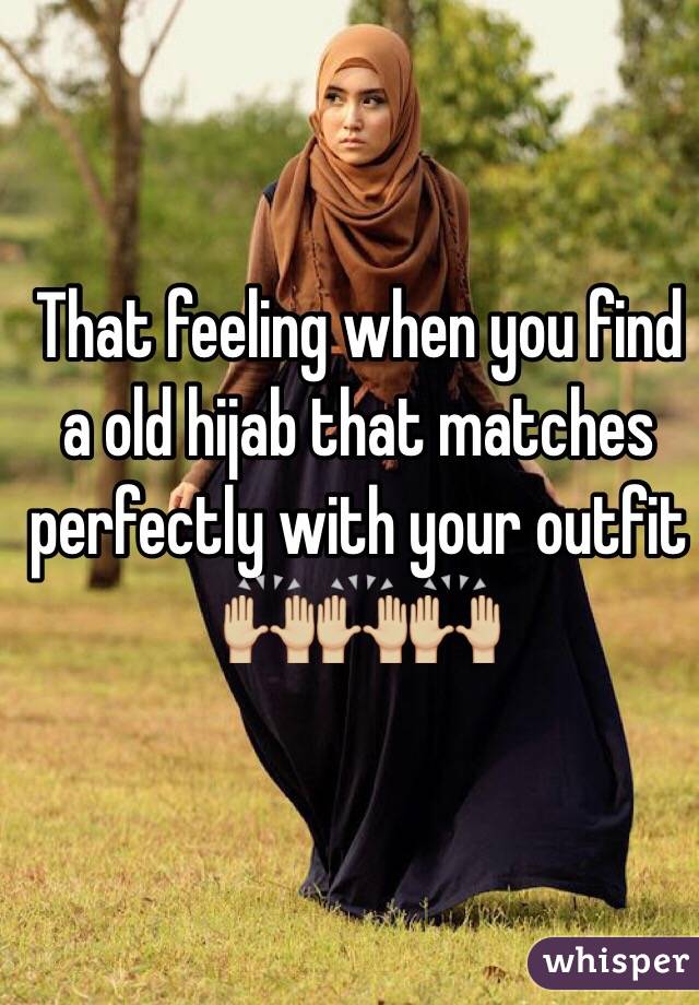 That feeling when you find a old hijab that matches perfectly with your outfit 🙌🏼🙌🏼🙌🏼