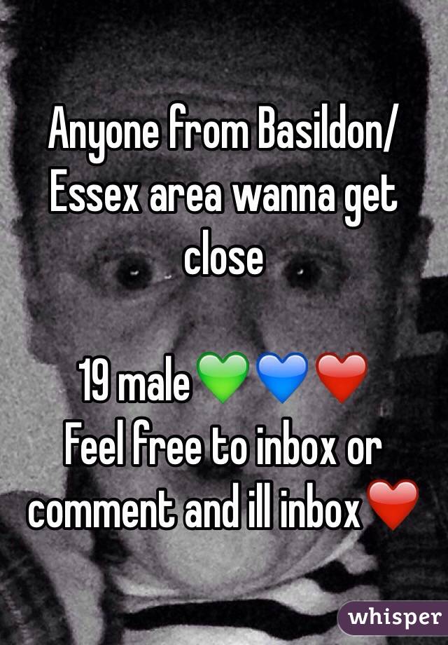 Anyone from Basildon/Essex area wanna get close 

19 male💚💙❤️
Feel free to inbox or comment and ill inbox❤️