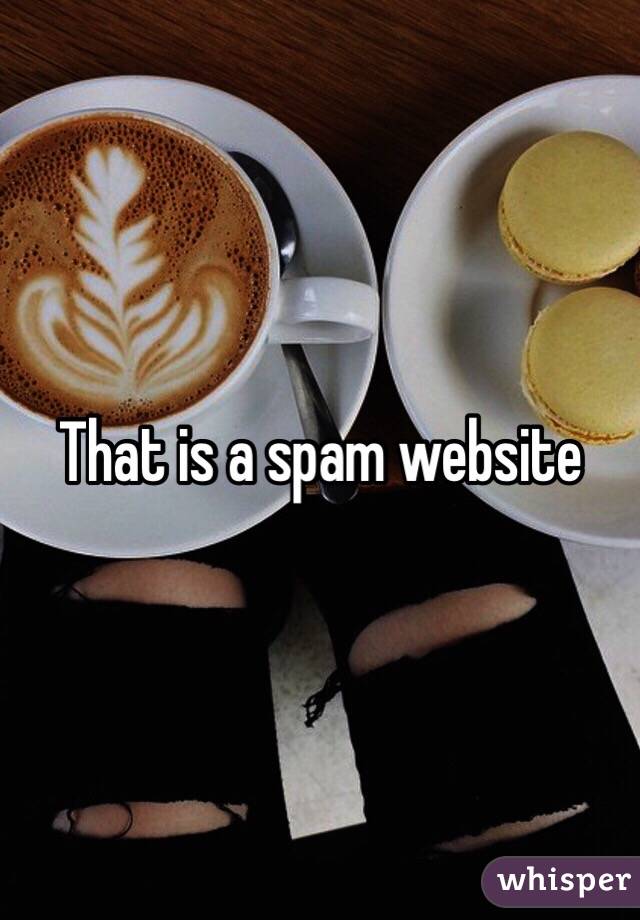 That is a spam website