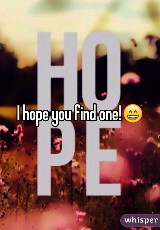 I hope you find one!😄