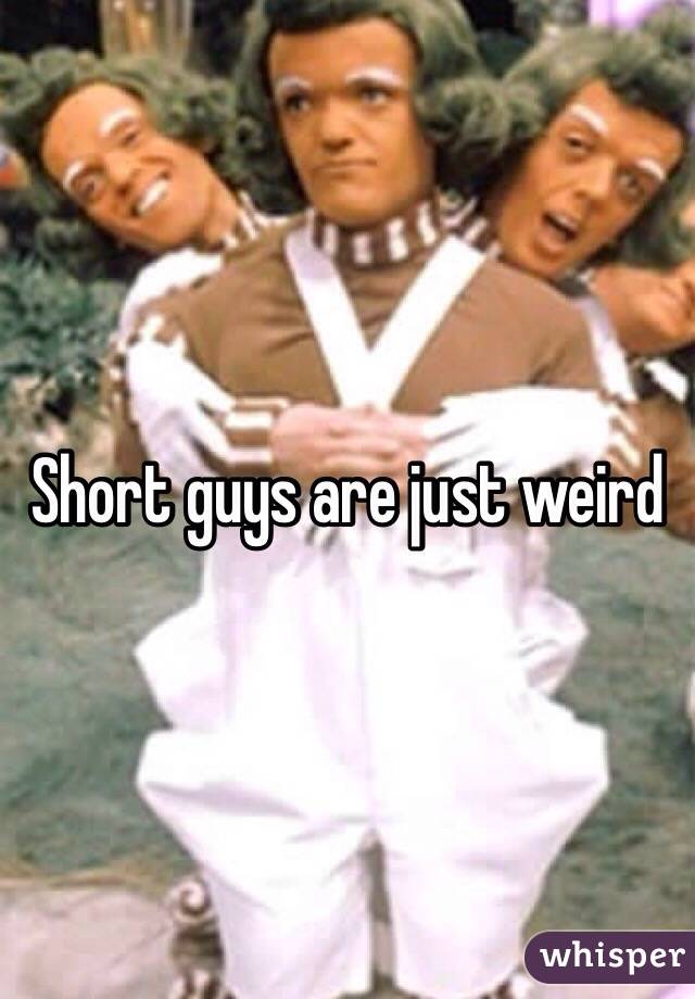 Short guys are just weird 