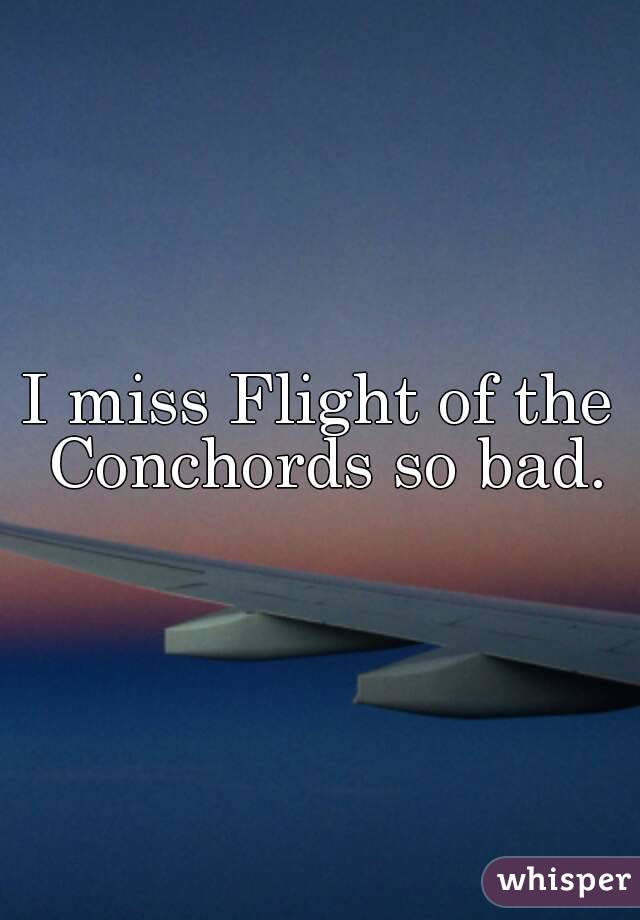 I miss Flight of the Conchords so bad.

