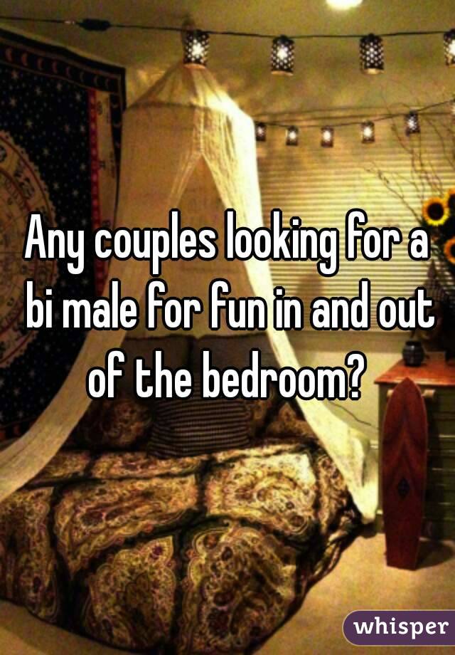 Any couples looking for a bi male for fun in and out of the bedroom? 