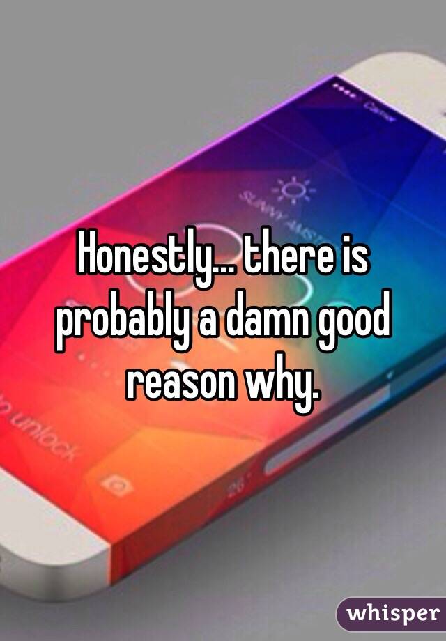 Honestly... there is probably a damn good reason why.